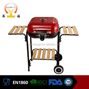 <span class=keywords><strong>18</strong></span> pulgadas y 22 pulgadas resistente asa vertical horno de parrilla de barbacoa <span class=keywords><strong>al</strong></span> aire libre con carro - Product Image 1