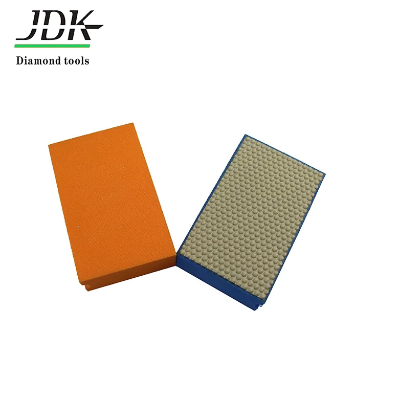 Stone grinding and polishing flexible sanding sponge diamond hand pad