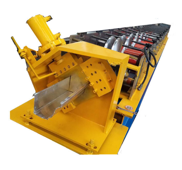 Customized Rain Water Gutter Down Pipe Making Machinery Gutter Downspout Pipe Cold Roll Forming Machine
