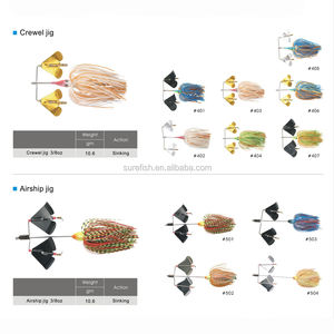 En gros <span class=keywords><strong>pas</strong></span> <span class=keywords><strong>cher</strong></span> jupe en silicone spinner appâts jig leurre de pêche - Product Image 6