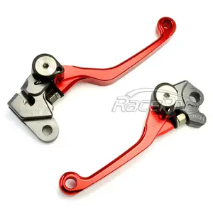 CNC Set Kopling Rem Tuas Pivot Fleksibel Shorty Kustom untuk KTM 250XCF-W, 250EXC/EXC-F (Enam Hari)