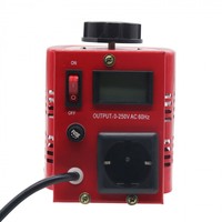 ตัวปรับแรงดันไฟฟ้าของหม้อแปลง APS-500W 0.5KW 220V,กำลังไฟ0-250V เอาต์พุตปลั๊กแบบยุโรป