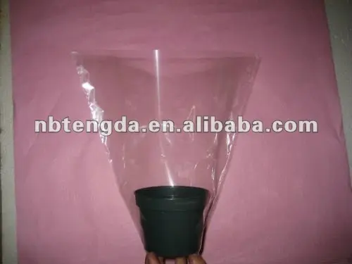 Lengan Pot Bunga Tanaman Transparan Plastik Opp Bening