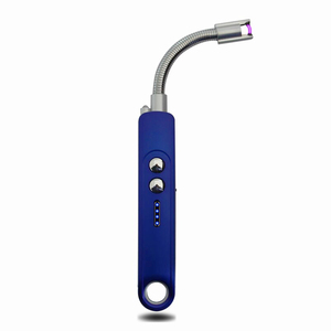Allumeur de bougie d'usb de plasma avec <span class=keywords><strong>la</strong></span> batterie rechargeable de LED, cou flexible long d'allumeur électrique pour camper, fa - Product Image 3