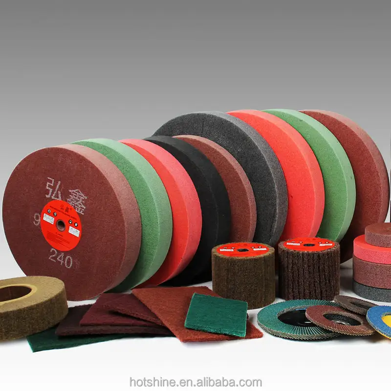 Non woven Unitized Abrasive Wheel