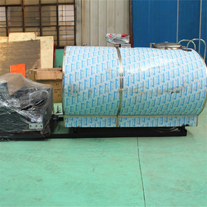 Enfriador de leche de tipo Horizontal, tanque de refrigeración con compresor Copeland, 2000 litros