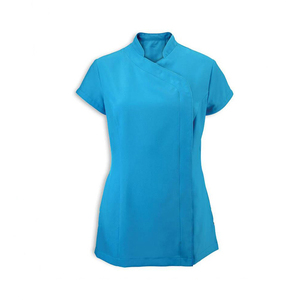 Hochwertiges neues Design Kurzarm Beauty Haar Nagel Salon Uniformen Kosmetikerin Uniformen Beauty Ladies SPA Uniform