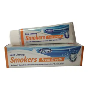 Deep cleaning smokers toothpaste, anticavity formula, remove tobacco, food and drink stains