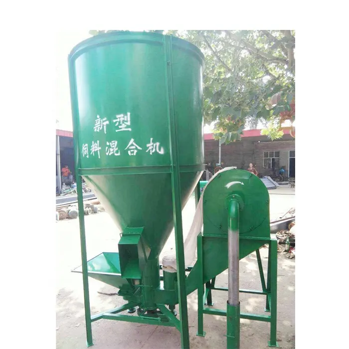 Máquina mezcladora trituradora fabricada en grano para alimentos agrícolas 500 kg/h y 1000 kg/h rodamiento sostenible proporcionado por CE de alta calidad 350