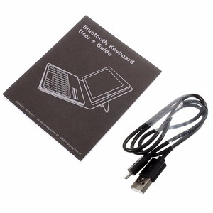 Andorid Tableta <span class=keywords><strong>de</strong></span> 7 pulgadas Teclado Inalámbrico Bluetooth Funda <span class=keywords><strong>de</strong></span> Cuero ABS Clave Para <span class=keywords><strong>Samsung</strong></span> Tab Un T280 - Product Image 5