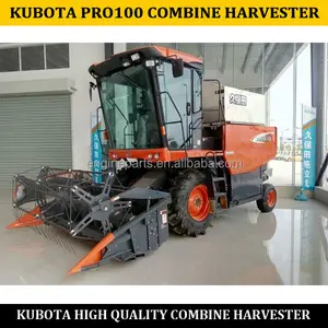 Un nuevo tipo de cosechadora combinada Kubota Pro100, fabricada en China