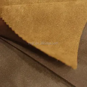 Cheap 140gsm and 150cm 100 polyester Woven Weft knitting suede fabric