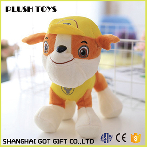 Regalos de la promoción logo personalizada multicolor perro fábrica de juguetes de felpa - Product Image 6