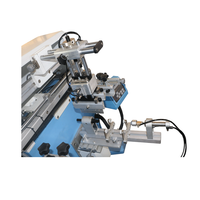 Machine d'impression sérigraphique semi-automatique monocouleur pour bouteilles et bocaux