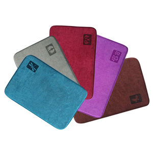 (CHAKME) Add Label Tapis de salle de bain en microfibre absorbant l'eau avec mousse à mémoire de forme Marque personnelle - Product Image 2