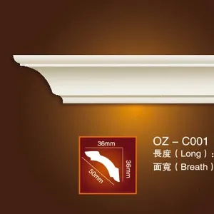 House Decorative PU Ceiling Mouldings