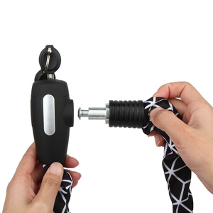 Antivol de chaîne de vélo ZOLi, antivol de <span class=keywords><strong>moto</strong></span>, tissu réfléchissant, chaîne en acier, antivol 85902-1 - Product Image 6
