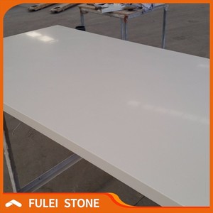 2 + 2 laminé pur blanc comptoir en pierre de quartz pas cher prix inde - Product Image 1