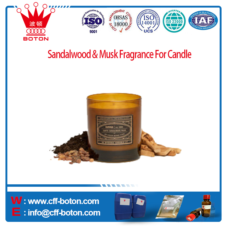 Bois de santal et de Musc Parfum Pour Bougie