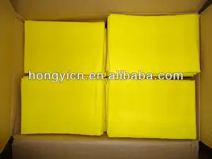 Super water and oil absorbent yellow color magic all purpose cleaning cloth (HY-7041)