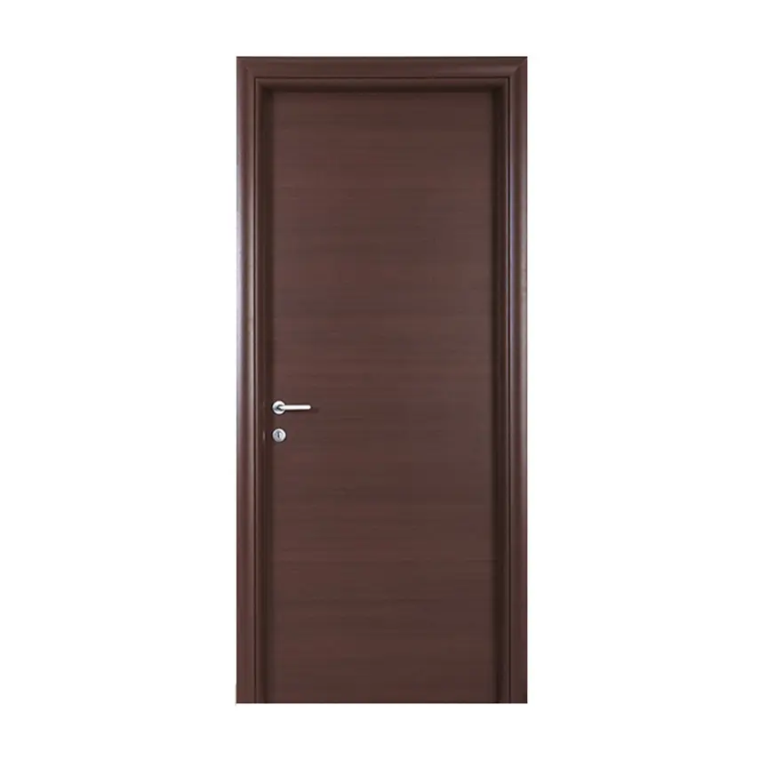 China Modern Design Style Interior Wooden Skin Toilet Panel Plated Doors Face Timber Flush Door