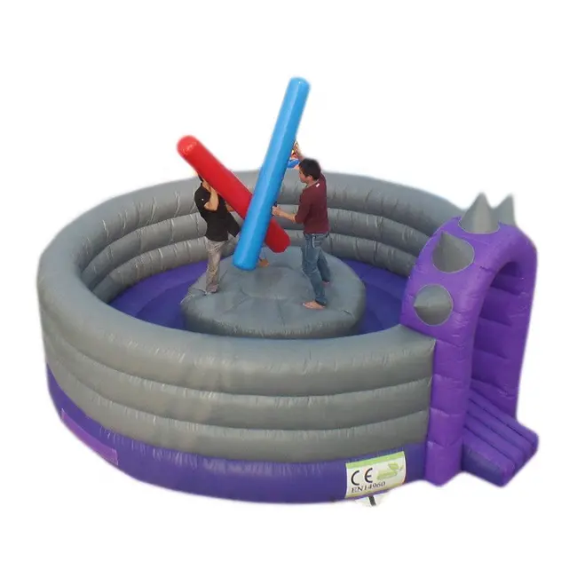 Inflable Saint Arena de gladiadores duelo tortuga luchando juegos inflables del deporte justas