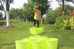 GIBBON Bán Chạy Nhất Bộ Bóng Bàn Chơi Bia Ngoài Trời 2019, Sản Phẩm Mới Bóng Rổ Trò Chơi Sân Vườn - Product Image 3