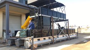 Yate de Dos Pisos de Aluminio de 33 pies, Bote Pontón de Aluminio Soldado con Tobogán Acuático - Product Image 6