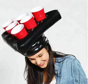 Nhà Máy Vui Vẻ Bãi Cỏ Trò Chơi Đồ Chơi Ném Vòng Người Lớn KidsFerrule Công Cụ Giáng Sinh Halloween Inflatable Beer Hats Hat Nhẫn Toss Trò Chơi