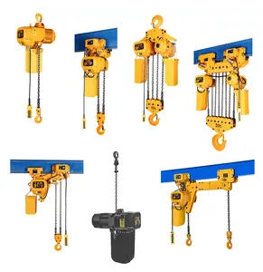 Motorized Trolley Ultra Low Headroom Overhead Crane Chain Hoist 7.5ton