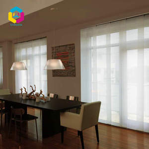 Painel Deslizante ajustável Via Férrea Dupla Sem Fio Da Cortina Cega - Product Image 2