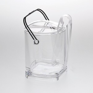 Ensemble de salière et poivrière en acrylique transparent écologique moderne avec plateau Taiwan - Product Image 2