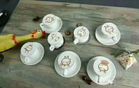 Imprimante à café au laser, art pour impression, selfie