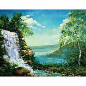 Homfun — toile de diamant 5D, broderie strass, points de croix, à perceuses complètes, pour bricolage, <span class=keywords><strong>peinture</strong></span> avec chiffres - Product Image 6