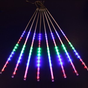 <span class=keywords><strong>LED</strong></span> Sao Băng Mưa <span class=keywords><strong>Lights</strong></span> Đối Wedding Xmas Trang Trí Nội Thất Không Thấm Nước Drop <span class=keywords><strong>Icicle</strong></span> Tuyết Rơi Giọt Mưa 30Cm 8 Ống IP44 2M - Product Image 4