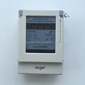 Single phase prepaid kwh meter electronic type smart card energy meter