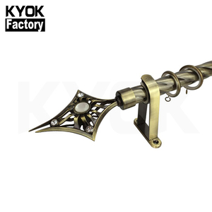 Popular Style Classical 5M Length Window <strong>Curtain</strong> Rods with Diamond <strong>Curtain</strong> <strong>Finial</strong> Manufacturer - Product Image 5