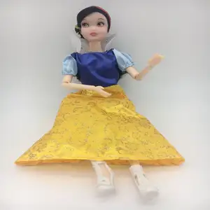 Boneca de presente para meninas, moda, popular, 30cm, princesa, branca de neve, boneca, corpo móvel, bonita, caixa de presente, vinil, brinquedos para meninas, atacado, imperdível