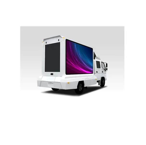 פרסומת Led תצוגת 10mm חיצוני מלא צבע מותאם אישית 2 שנים Led נייד פרסום משאיות למכירה 6500 Cd/m2 Meanwell