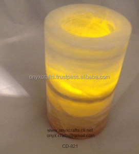 Portavelas votivo de ónix a precio barato - Product Image 1
