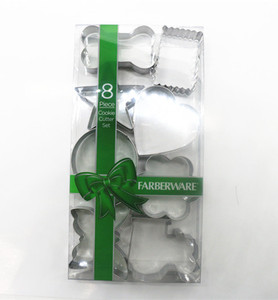Köpek kemik şekli kurabiye kalıbı set dahil 8 adet paslanmaz çelik kurabiye kesici bisküvi kesici - Product Image 6