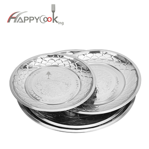 Fiambrera de metal de acero inoxidable personalizada de alta calidad, bandeja para habitación de hotel, bandeja de servicio - Product Image 4