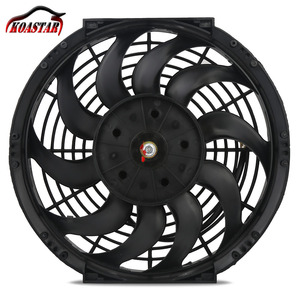 10 pales en S, 4,5 A, débit d'air 1730 CFM, 2250 tr/min, ventilateur universel mince, poussée/tirage, refroidissement électrique du <span class=keywords><strong>radiateur</strong></span>, 12 V, 80 W - Product Image 1