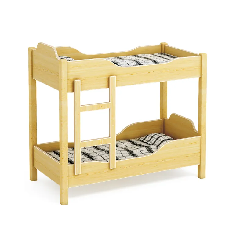 子供用家具木製キッズ二段ベッド環境素材人気格安卸売安全