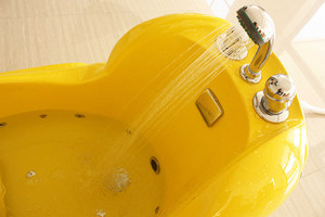 2015 bambino bella anatra giallo vasca getti d'acqua portatile vasca da bagno per bambini - Product Image 5