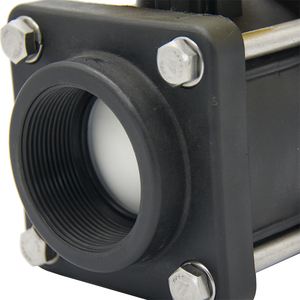 2"customized Injection Mould Plastic Ball Valve Ball 4 <strong>Bolt</strong> - Product Image 5