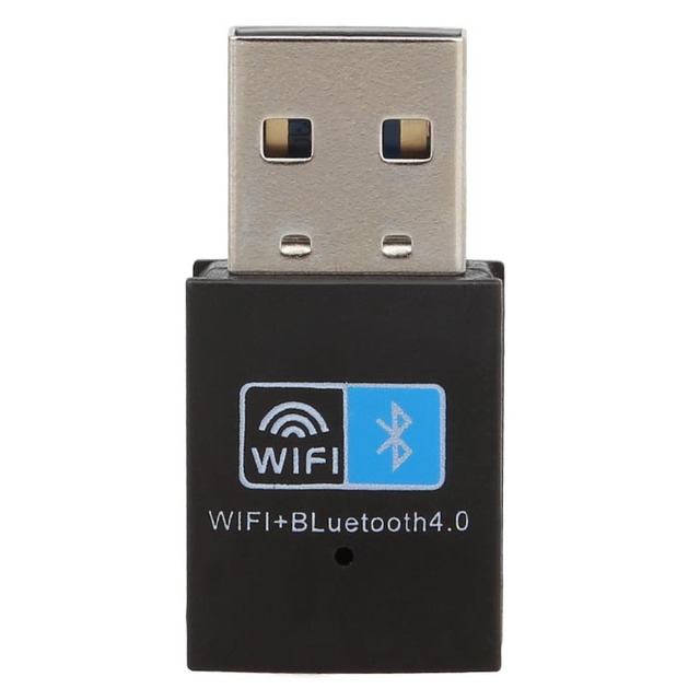 USB WiFi Bluetooth Receiver USB 2.0 RTL8723 BT4.0 150M Wireless WiFi Adapter Network Lan Card for Laptop Desktop TV Box