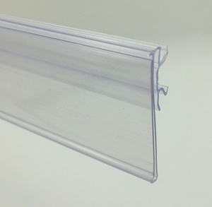 Winkel Retail Supermarkt 12 ~ 15Mm H C Kanaal Plank Flip Up Data Strip/Fruit En Groenten Prijs tag Display Label Houder - Product Image 2