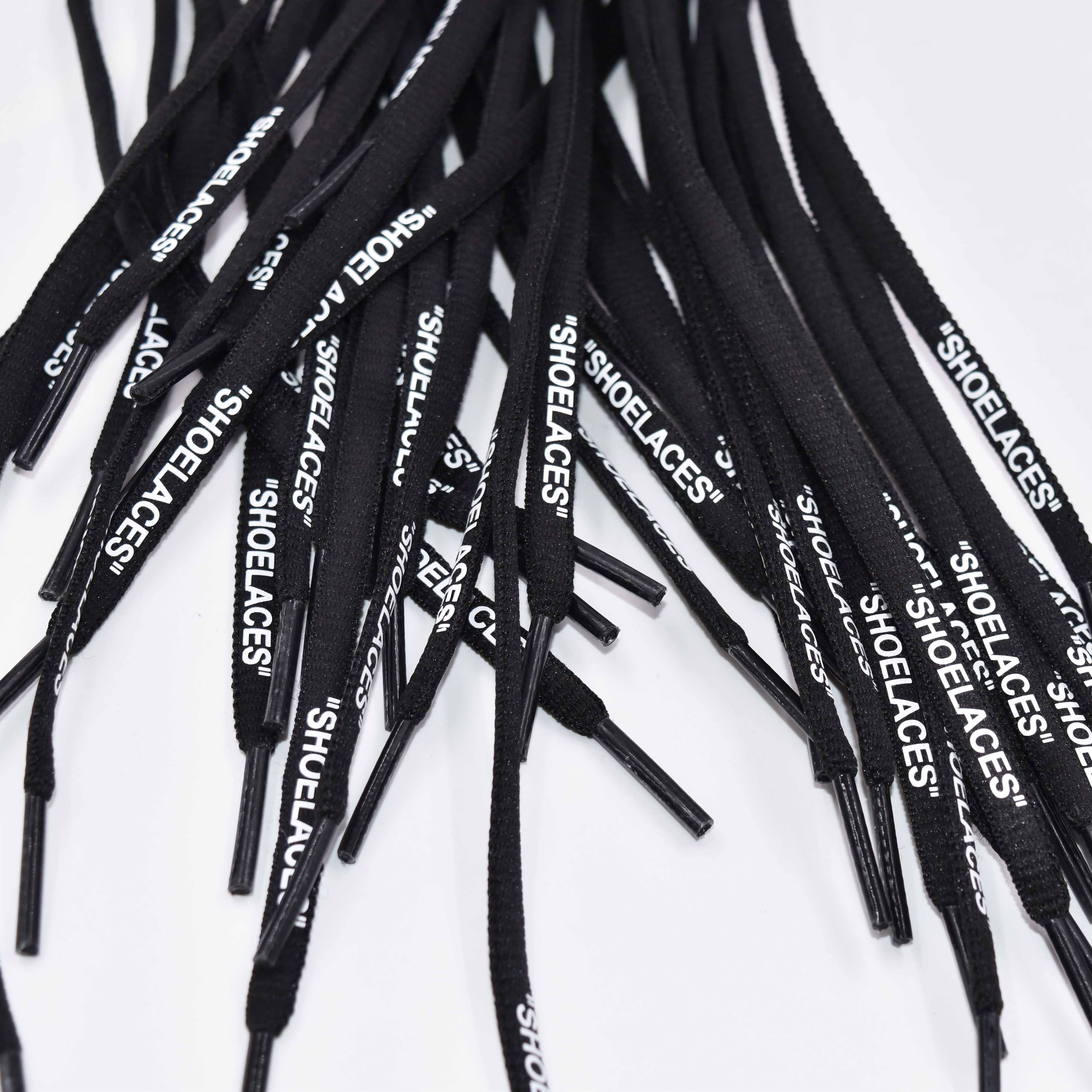 Custom shoelaces logo Printed Oval Shoelace/shoe Laces Thinner Shoelaces