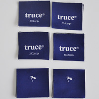Étiquettes de col personnalisées en jacquard tissé multi-matériaux, écologiques et lavables, pour pulls et sweats à capuche, conception gratuite et personnalisée
